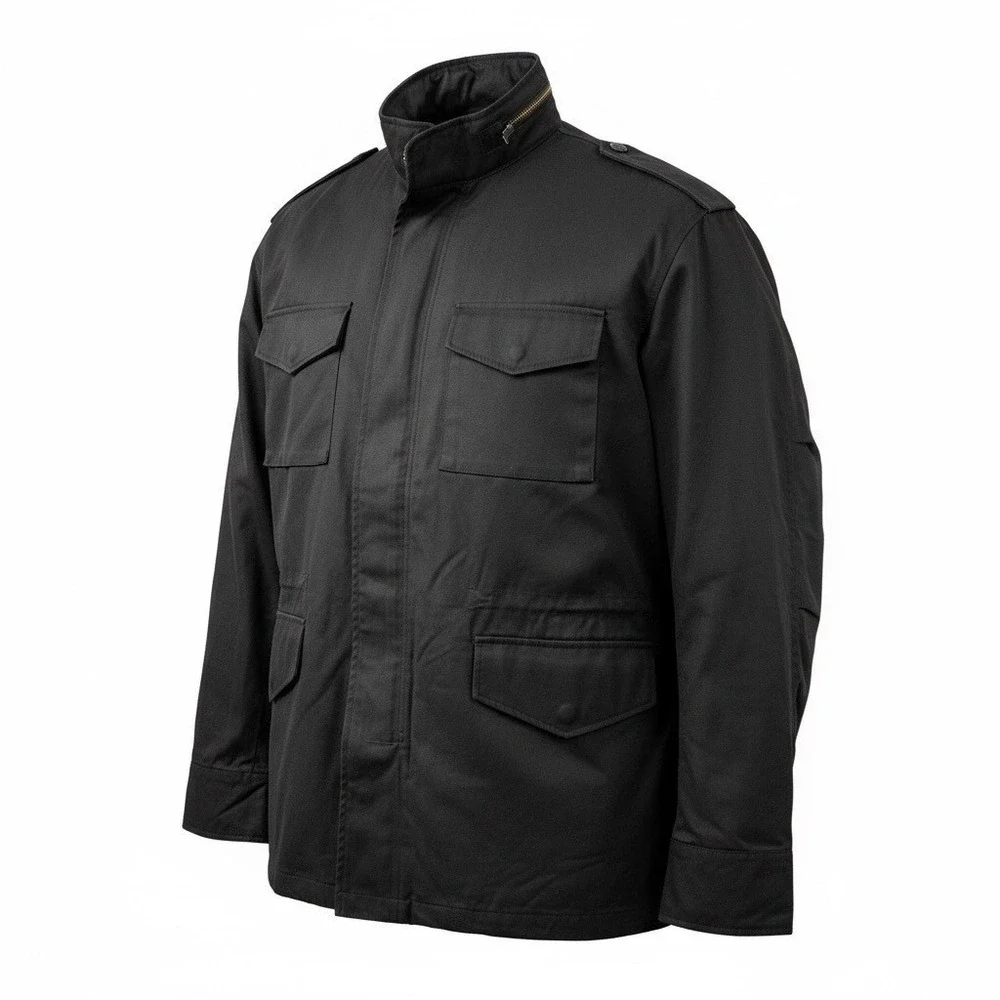 Vintage‎ Jordan Craig Black Cotton Polyester Field Jacket Hooded Size 5X NEW